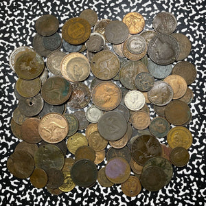 Bulk Lot Of 100x Assorted World Cull Coins Lot#B2256 Mixed Date