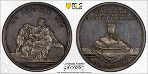 (c.1800) Germany Confirmation Medal PCGS SP62 Lot#G9910 Silver! Sommer-B2, 39mm