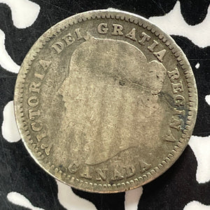 1871 Canada 10 Cents Lot#T4836 Silver! Better Date