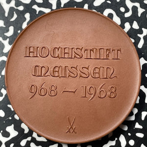 1968 Germany Hochstift Meissen Porcelain Medal Lot#B2166 63mm