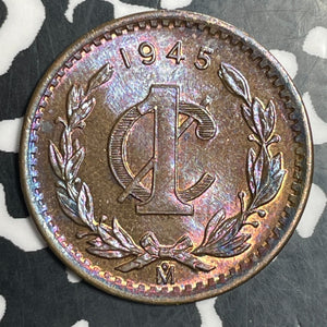 1945-Mo Mexico 1 Centavo Lot#T2750 High Grade! Beautiful!