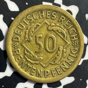 1924-D Germany 50 Pfennig Lot#E7989