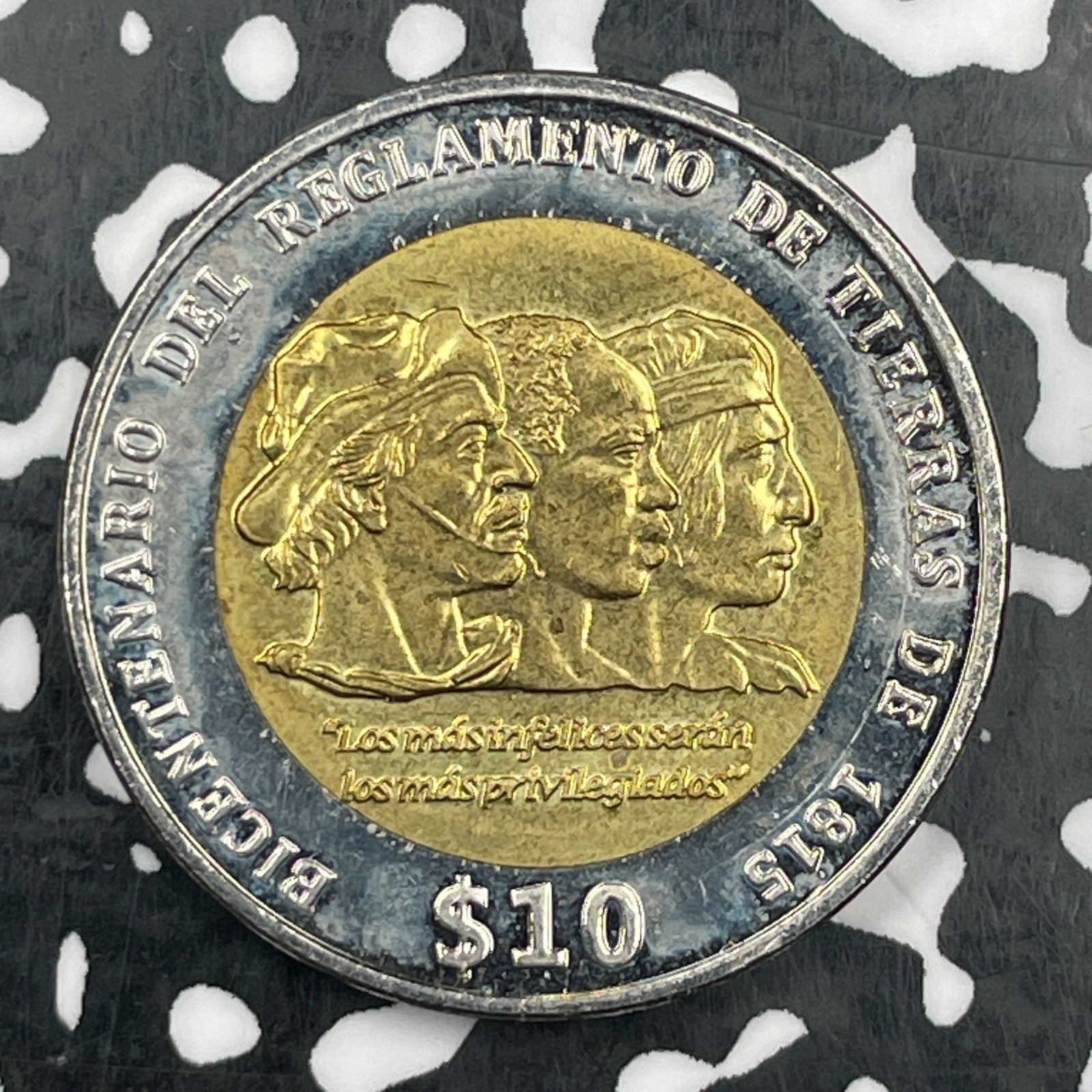 2015 Uruguay 10 Pesos Lot#F9464 High Grade! Beautiful!