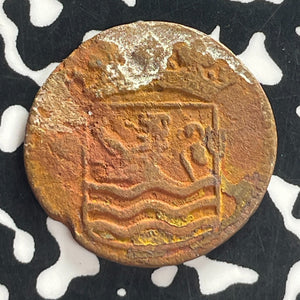 1738 Netherlands East Indies 1 Duit Lot#T7574 Corrosion