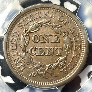 1849 U.S. Braided Hair Large Cent PCGS AU58 Lot#G9604