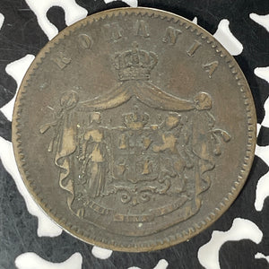 1867 Romania 10 Bani Lot#T5182