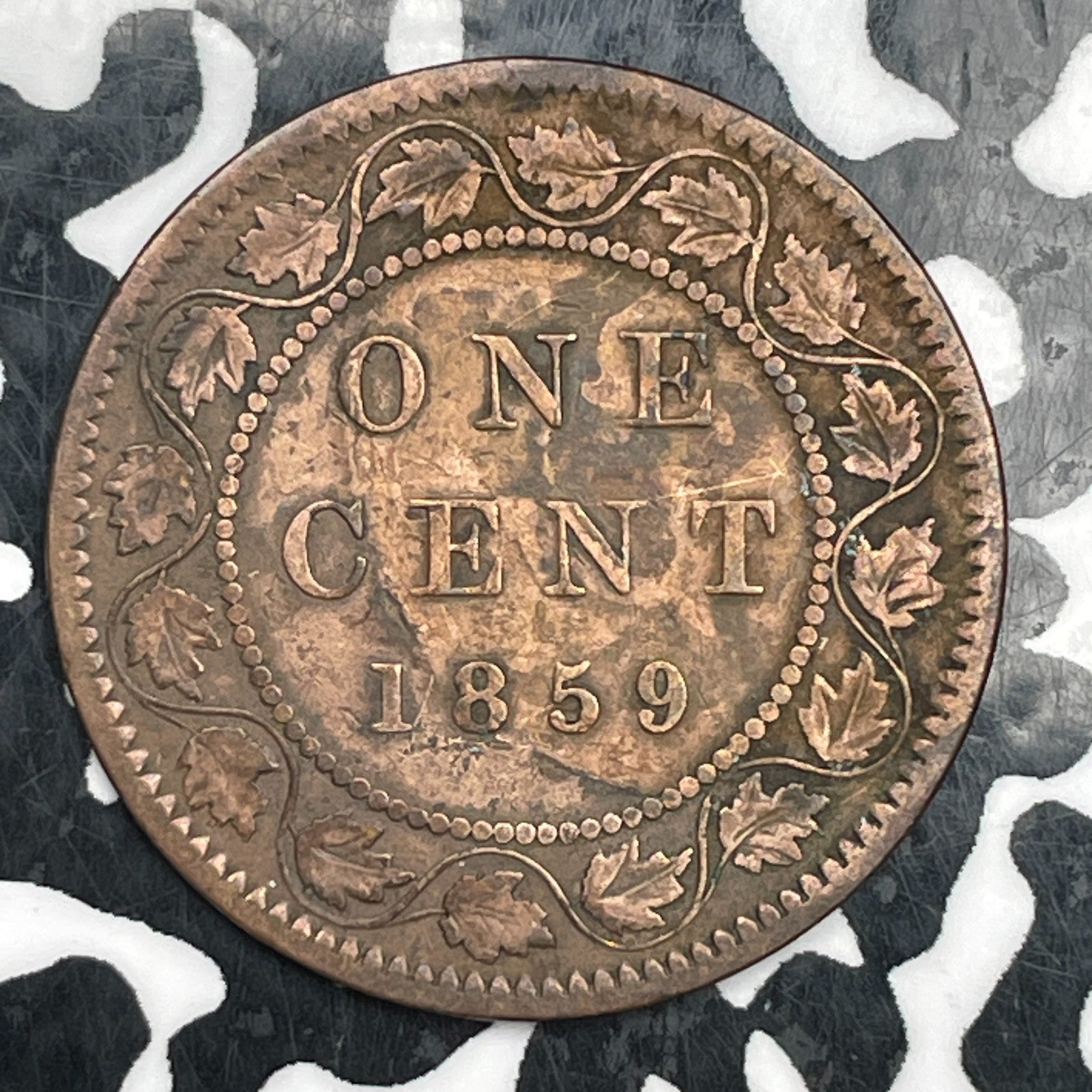 1859 Canada Large Cent Lot#N2550