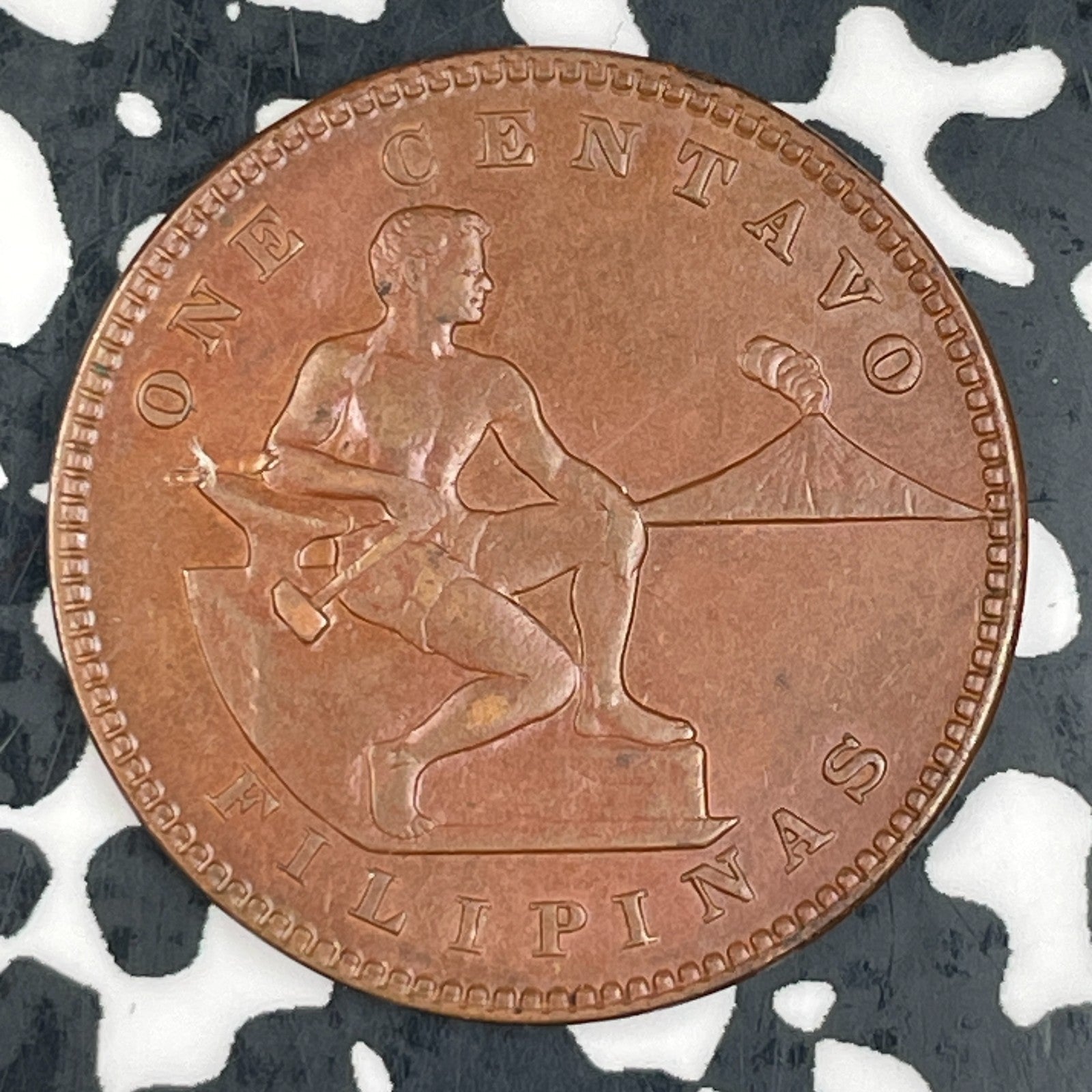 1927-M U.S. Philippines 1 Centavo Lot#F6796 High Grade! Beautiful!