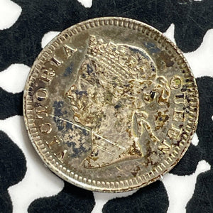 1900 Straits Settlements 5 Cents Lot#JM9914 Silver! High Grade! Beautiful!