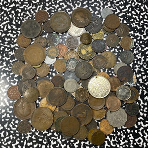 Bulk Lot Of 100x Assorted World Cull Coins Lot#B2273 Mixed Date