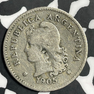 1905 Argentina 10 Centavos Lot#E6733