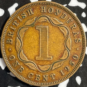 1950 British Honduras 1 Cent Lot#D8099