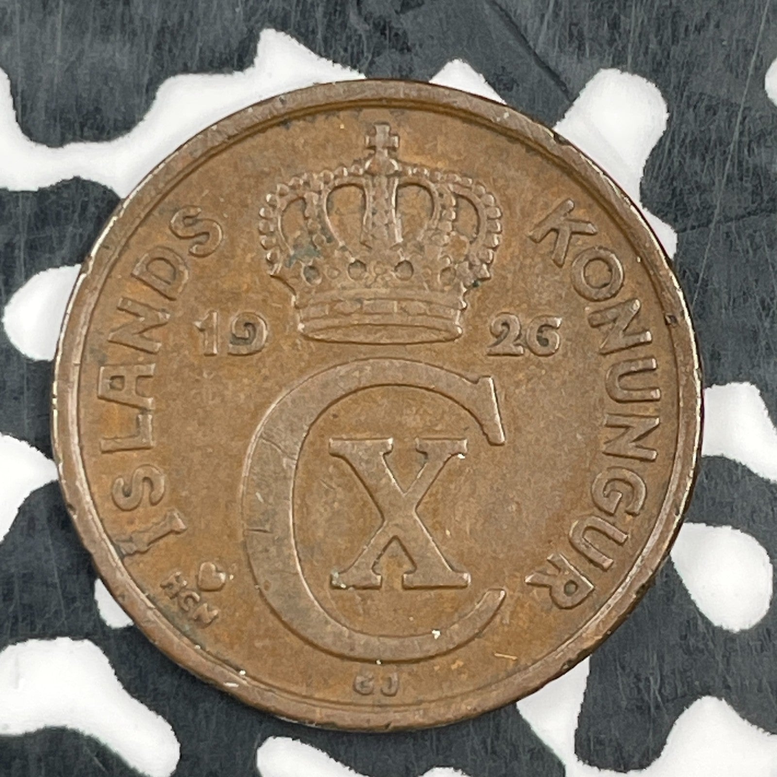 1926 Iceland 2 Aurar Lot#F8367