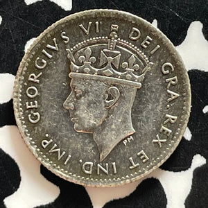 1942 Newfoundland 5 Cents Lot#T4800 Silver! Nice!