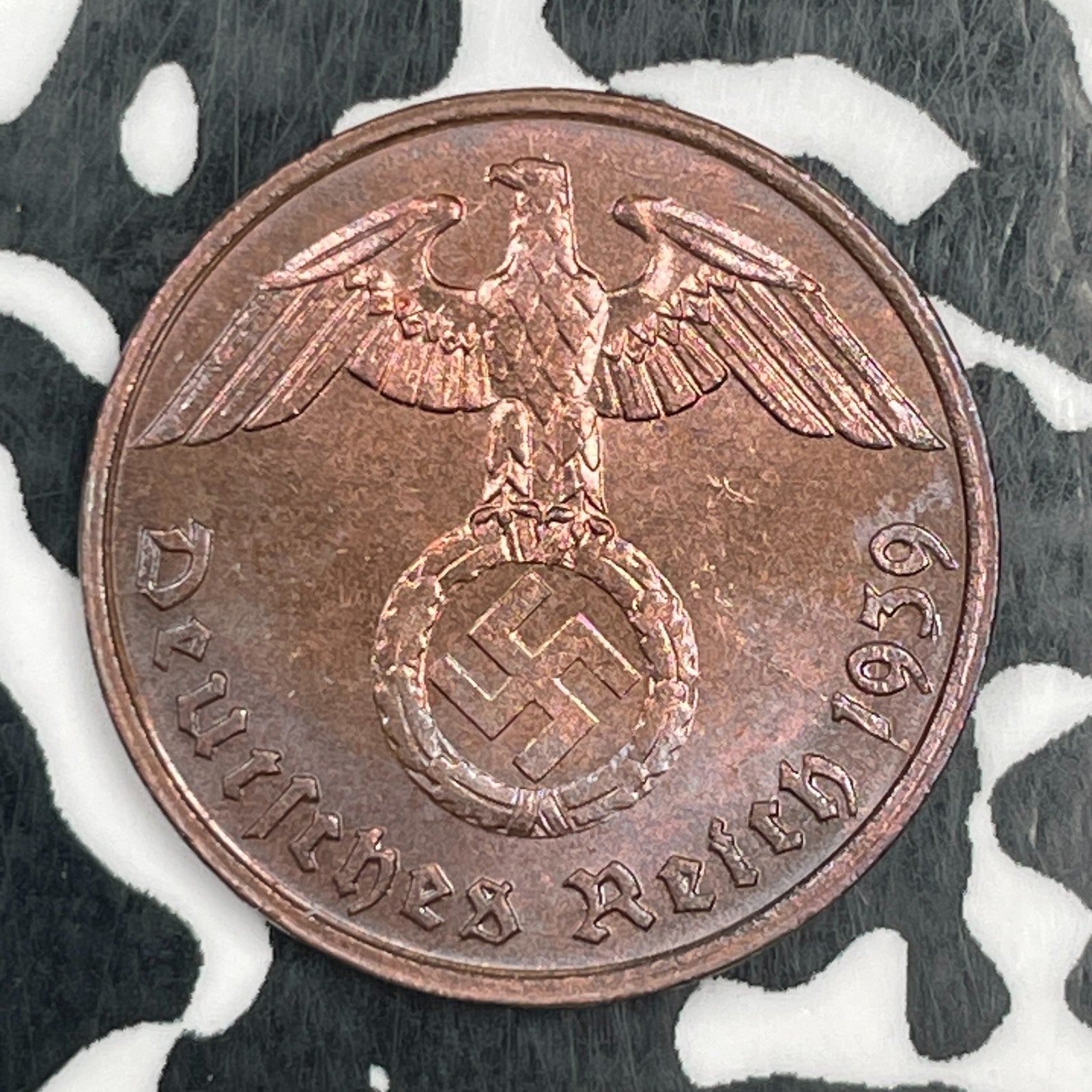 1939-G Germany 2 Pfennig Lot#F9116 High Grade! Beautiful!