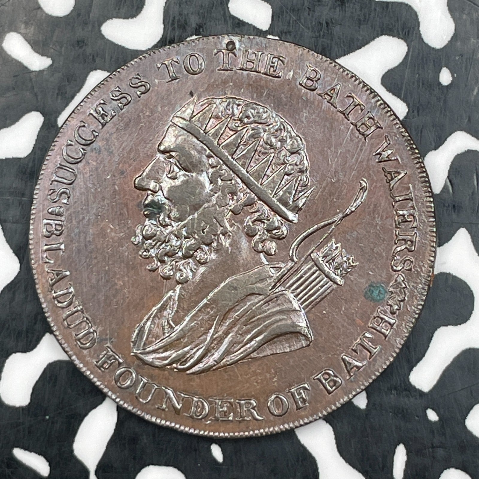 1794 Great Britain Bath Conder 1/2 Penny Token Lot#N2457 Beautiful Detail