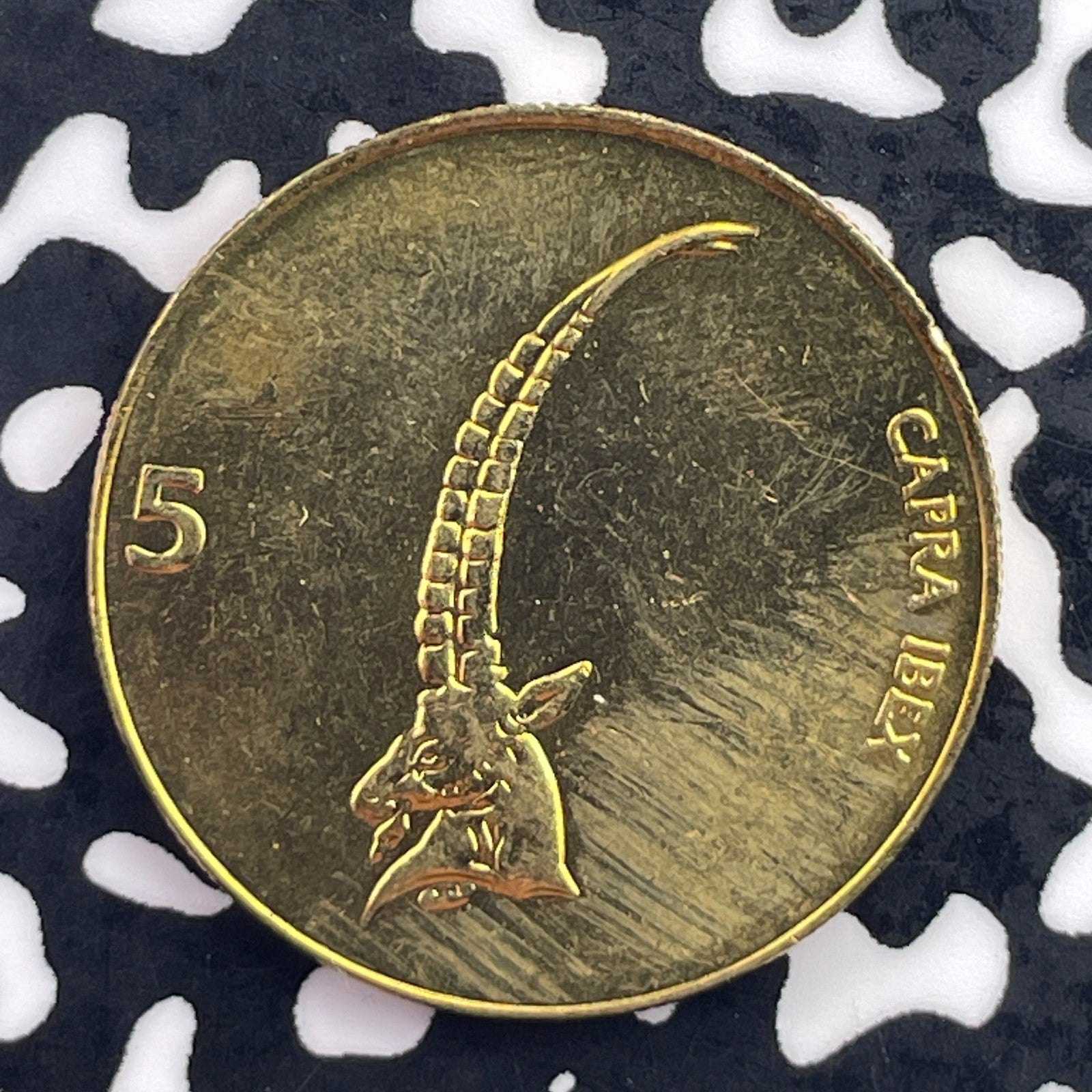 2000 Slovenia 5 Tolarjev Lot#C5880 High Grade! Beautiful!