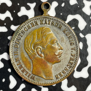 Undated Germany Prussia Wilhelm II Medal Lot#E2268 29mm