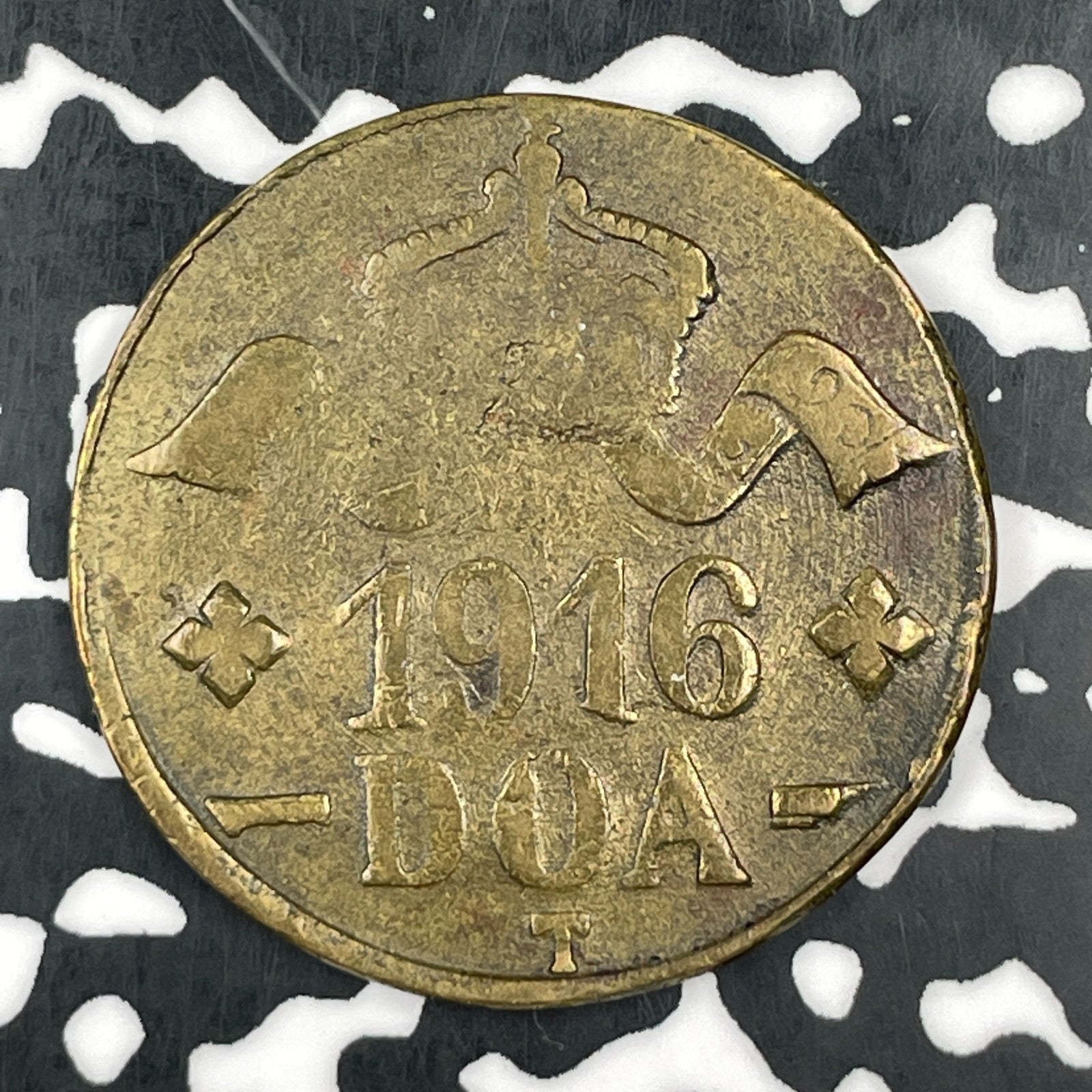 1916-T German East Africa 20 Heller Lot#F6724