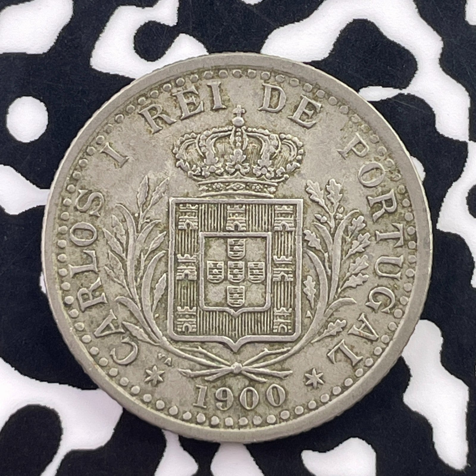 1900 Portugal 100 Reis Lot#C6061