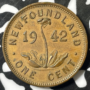 1942 Newfoundland Small Cent Lot#E4599