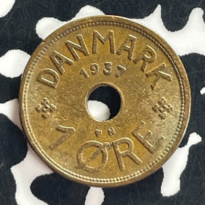 1937 Denmark 1 Ore Lot#T7543