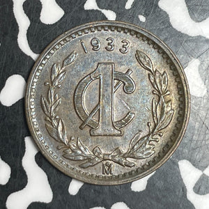 1933-Mo Mexico 1 Centavo Lot#T6308 Nice!