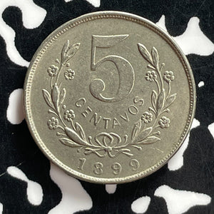 1899 Nicaragua 5 Centavos Lot#T7269