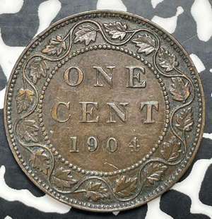 1904 Canada Large Cent Lot#C0303 Nice!