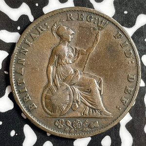 1853 Great Britain 1/2 Penny Half Penny Lot#E1200