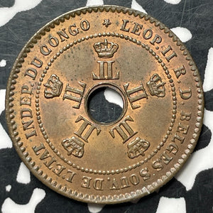 1888 Belgian Congo 2 Centimes Lot#MK211
