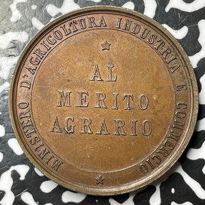 Undated Italy Agriculture, Industry & Commerce Medal Lot#JM6919 41mm