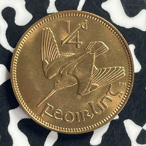 1959 Ireland Farthing Lot#T9223 High Grade! Beautiful!