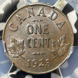 1923 Canada Small Cent PCGS AU55 Lot#G8027 Key Date!