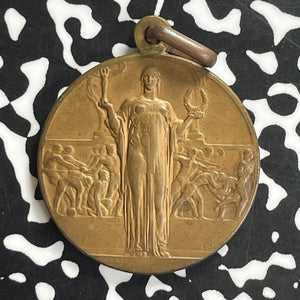 Undated Italy Royal Army Gymnastics Competition Medal Lot#C0125 30mm