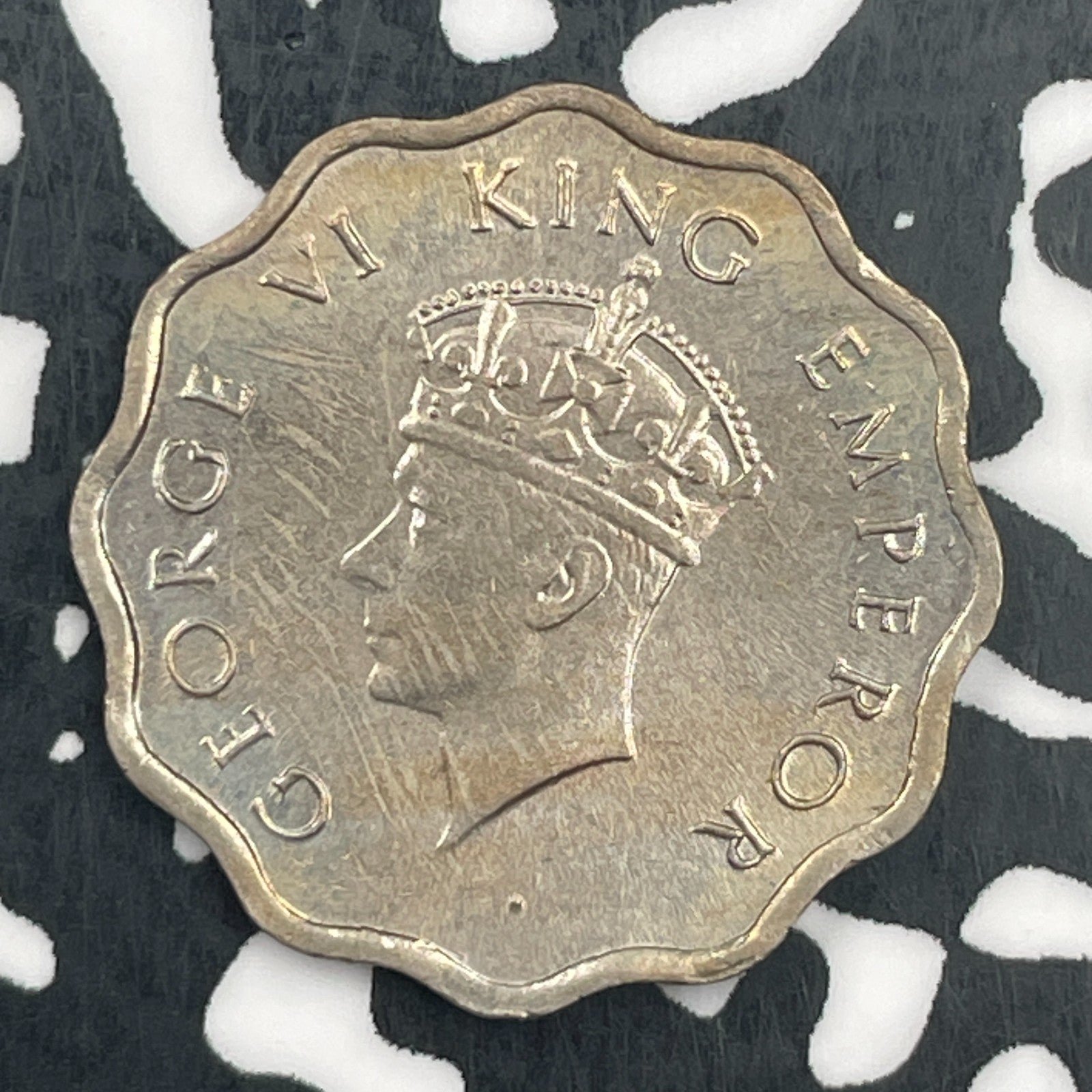 1939 India 1 Anna Lot#F8314 High Grade! Beautiful!
