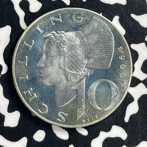 1965 Austria 10 Schilling Lot#T6868 Silver! Proof!