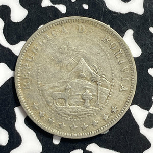 1919 Bolivia 5 Centavos Lot#C0465