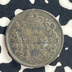 1885 Canada 5 Cents Lot#T7900 Silver! Better Date