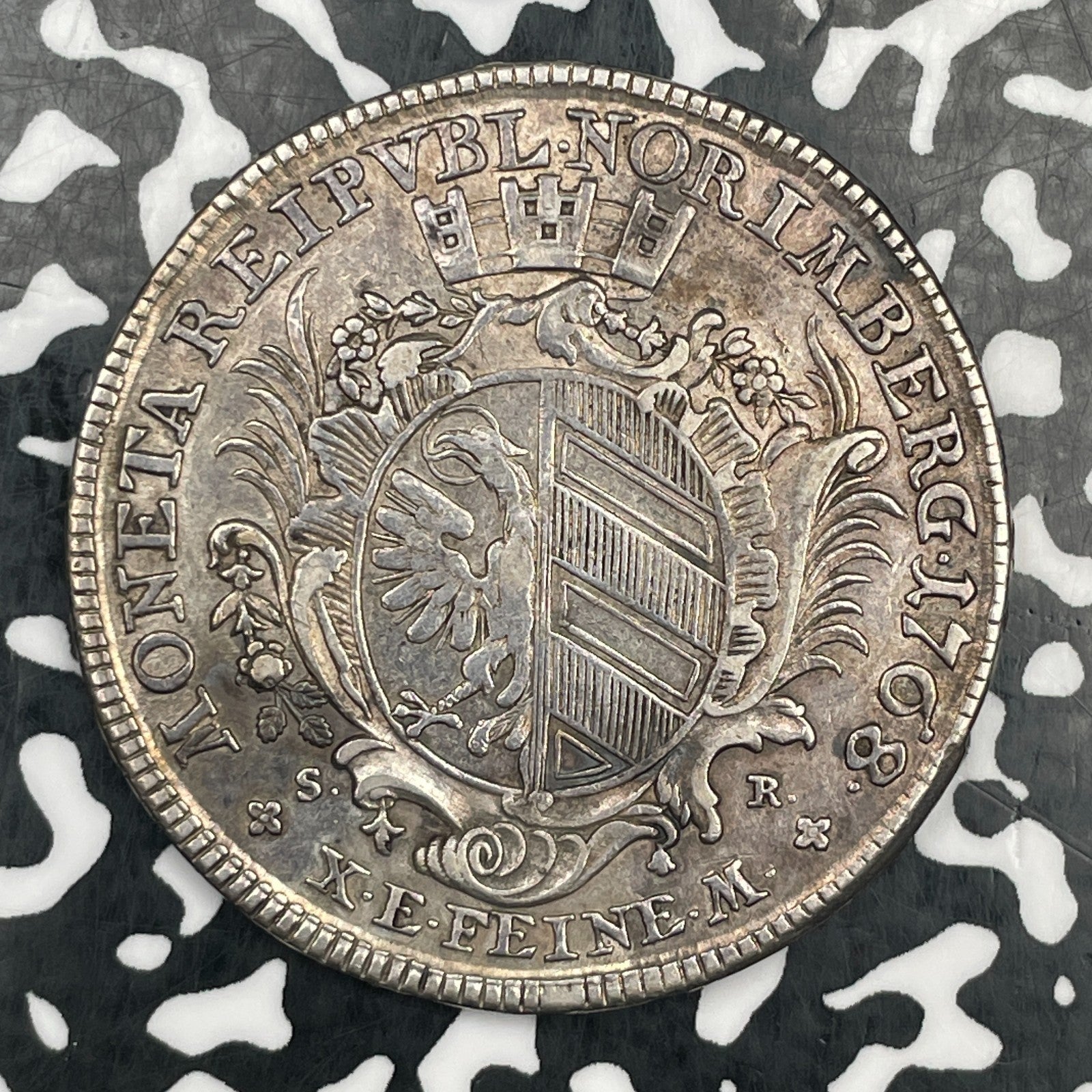 1768 Germany Nurnberg 1 Thaler Lot#JM2406 Large Silver! Nice! DAV-2498