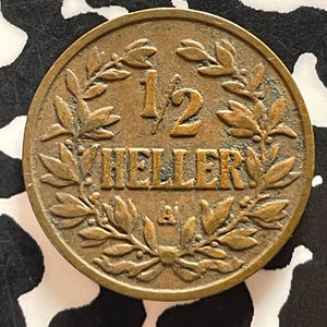 1904-A German East Africa 1/2 Heller Half Heller Lot#T5151