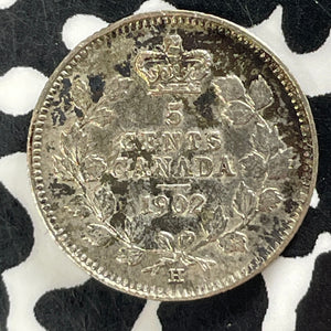 1902-H Canada 5 Cents Lot#T4833 Silver! Nice!
