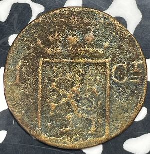 1840-W Netherlands East Indies 1 Cent Lot#T9961 Corrosion