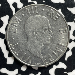 1939-R Italy 2 Lire Lot#C0489 High Grade! Beautiful!