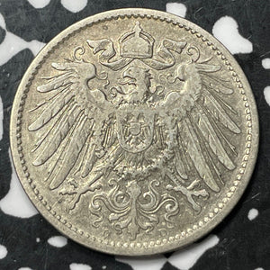 1899-D Germany 1 Mark Lot#D7942 Silver!