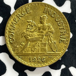 1926 France 50 Centimes Lot#C1282 High Grade! Beautiful!