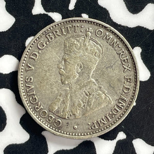 1934 Australia 3 Pence Threepence Lot#C0763 Silver!