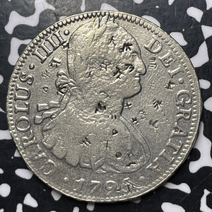 1795-Mo FM Mexico 8 Reales Lot#MK230 Large Silver! Chopmarks