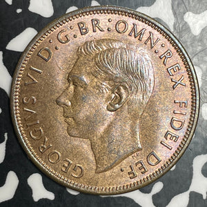 1949 Great Britain 1 Penny Lot#T3400 High Grade! Beautiful!
