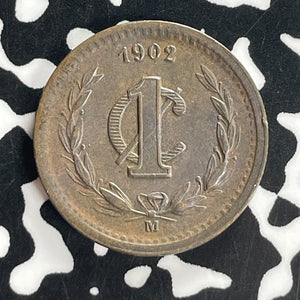 1902-M Mexico 1 Centavo Lot#T8016 Nice! Better Date